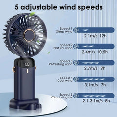CoolBreeze™ 5X Neck Fan - Hands-Free Portable Cooling Solution