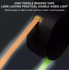 Double Dog Leash with LED Light
